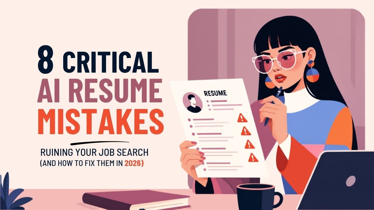 Cover image for 8 Critical AI Resume Mistakes Ruining Your Job Search