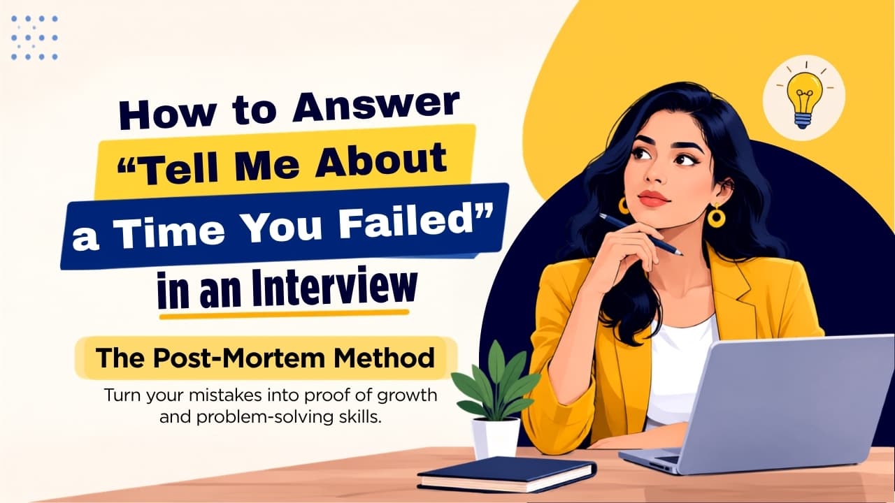 Cover image for How to Answer "Tell Me About a Time You Failed"