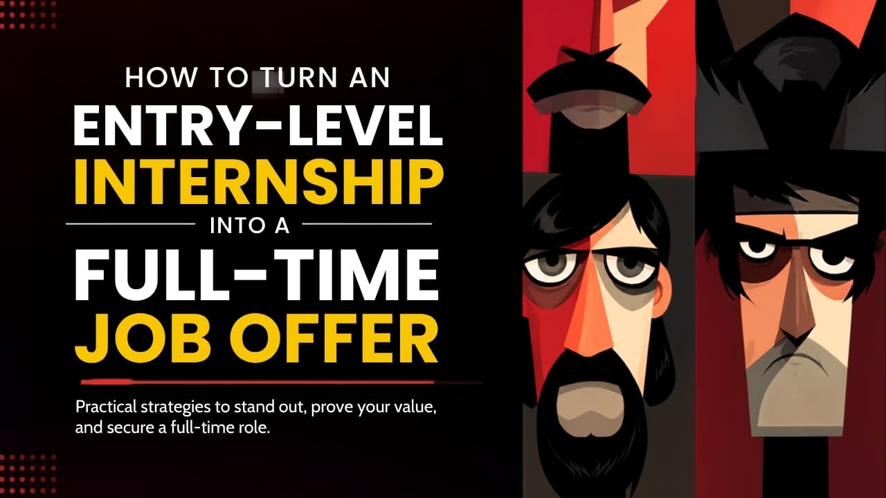 How to Turn an Internship Into a Full-Time Job
