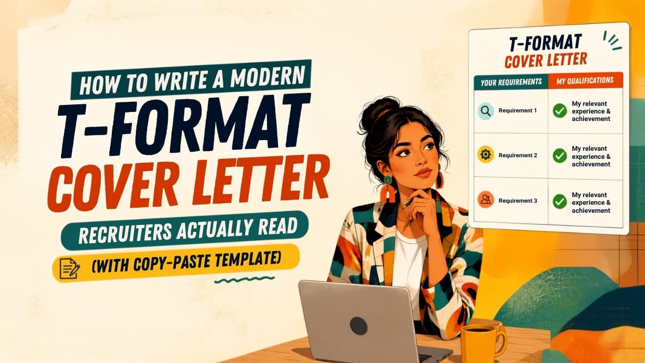 How to Write a Modern "T-Format" Cover Letter