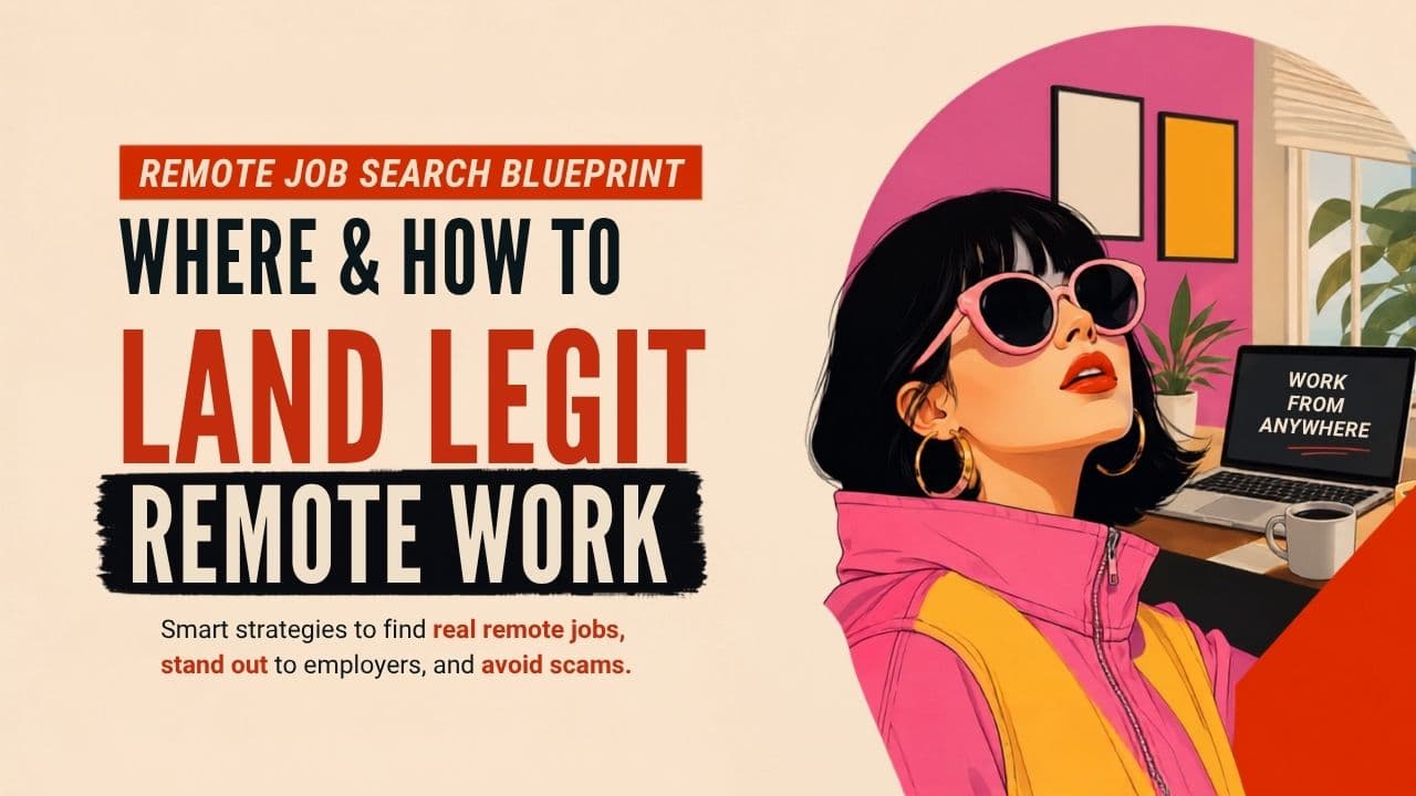 Remote Job Search - How to Find Legit Jobs