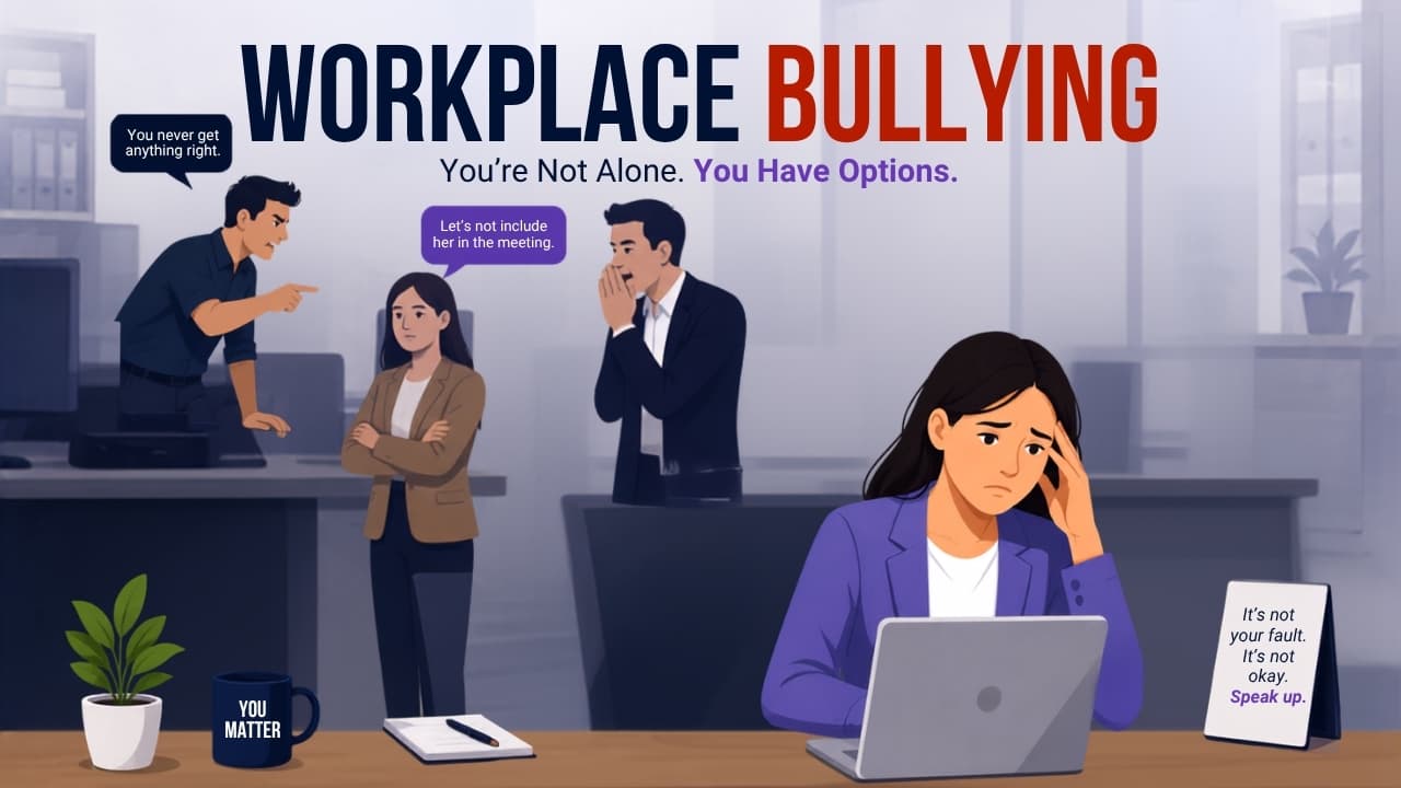 Cover image for Workplace Bullying - What to Do, How to Report It